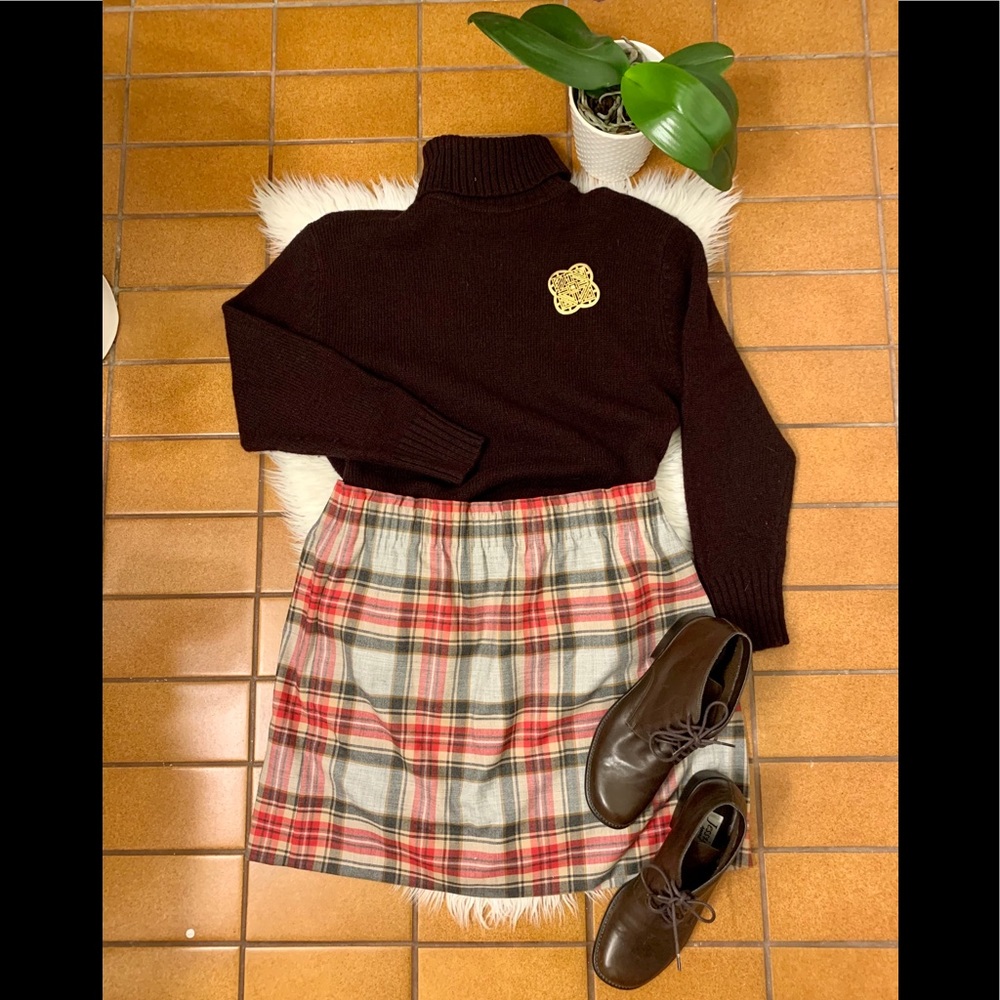 J.Crew plaid skirt